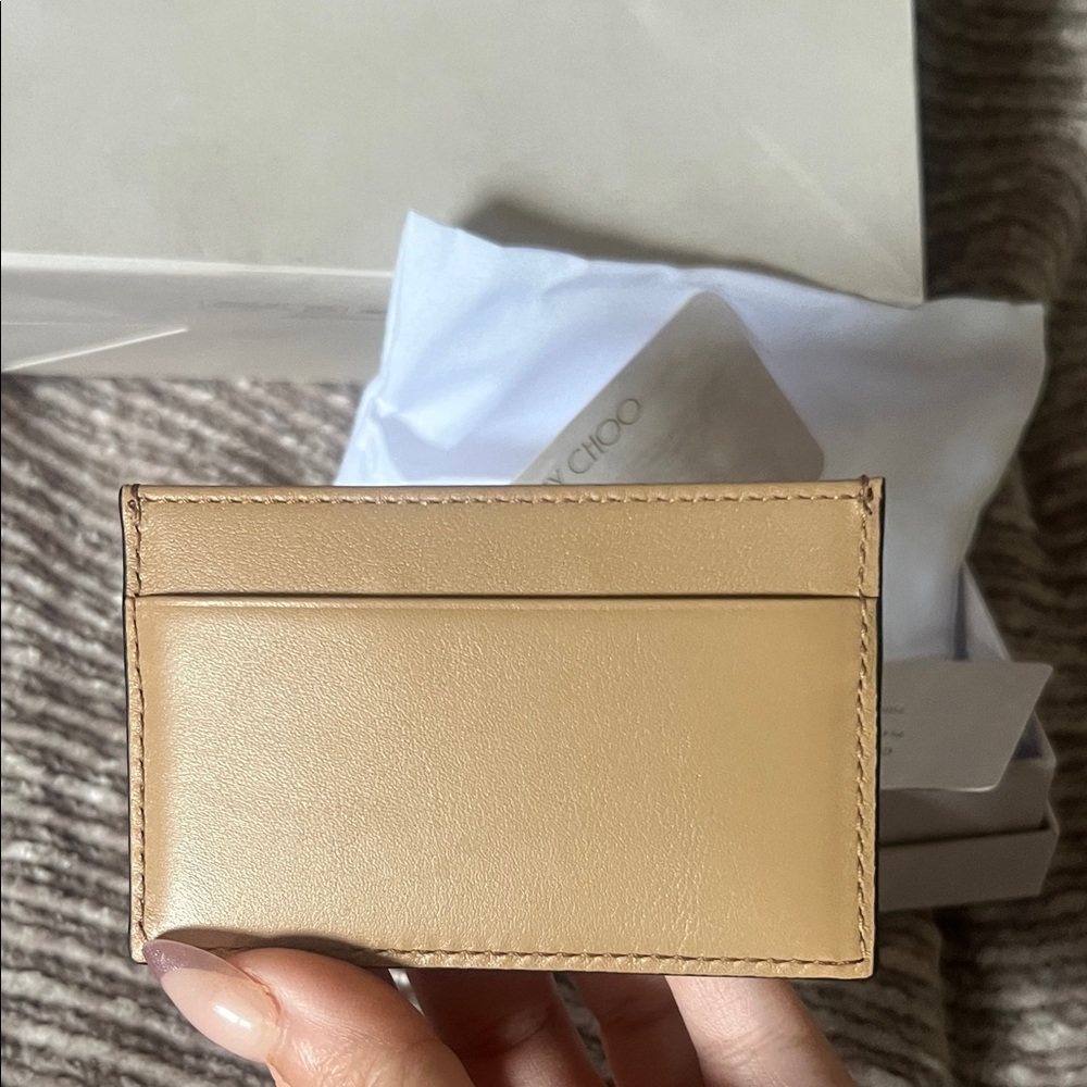 Jimmy Choo Card Holder with JC Logo - Picture 2 of 3